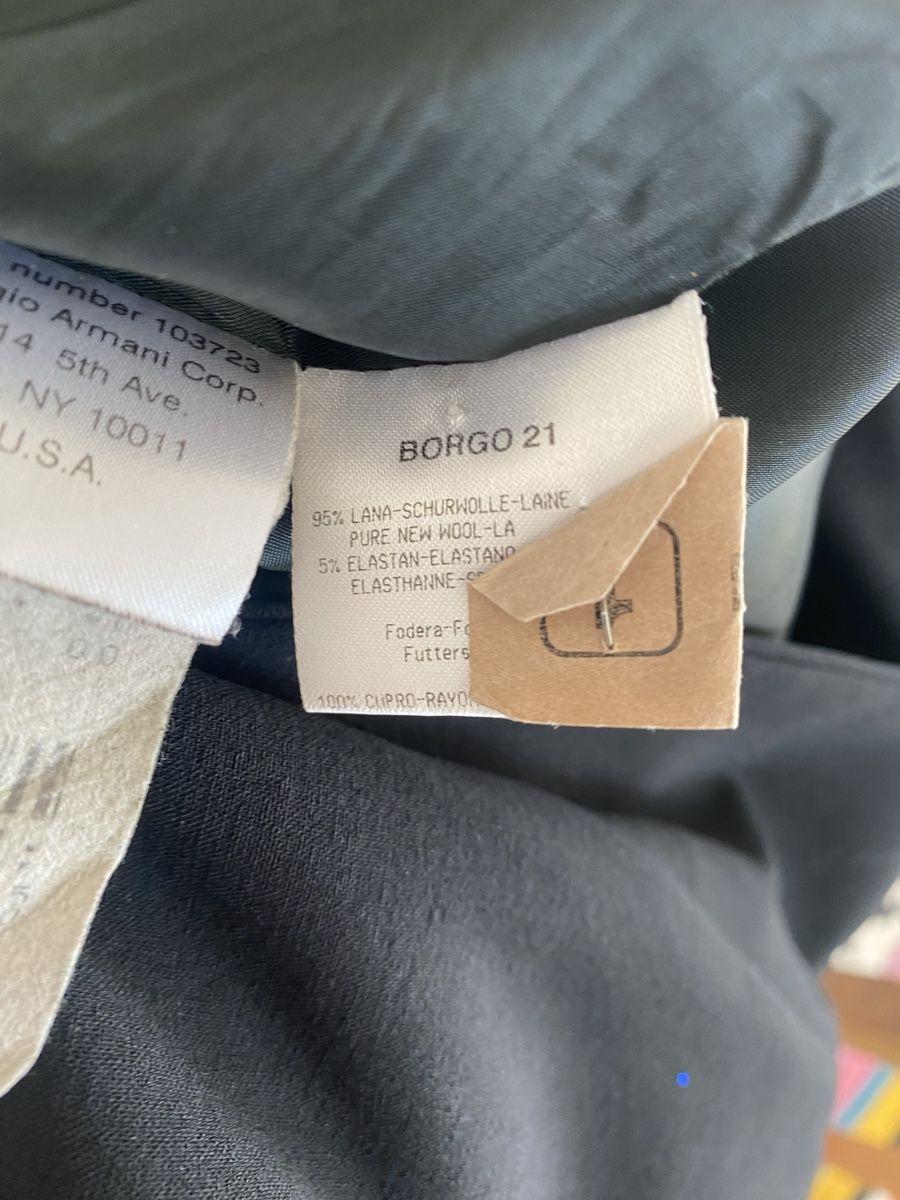Armani Giacche: Armani Blazer Vintage – Usato da Zürich venduto da Lauraflor 7