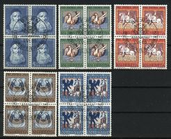 1965, Pro Patria, Viererblock, ET, gummiert