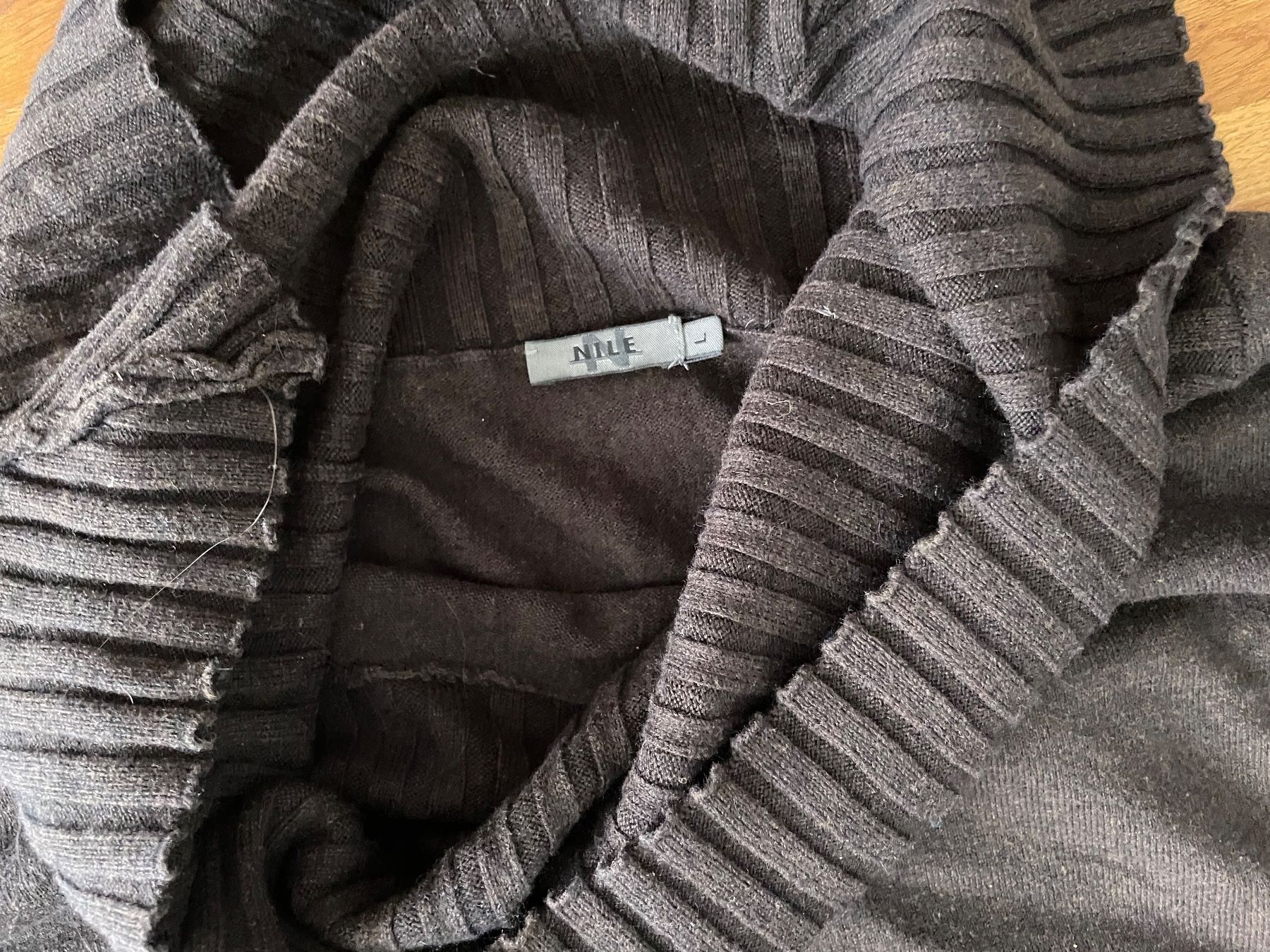 Pullover & Sweatshirts: NILE Pullover Cashemere/Seide/Baumwolle, braun, Gr. L – Gebraucht aus Männedorf von bluebird35 1