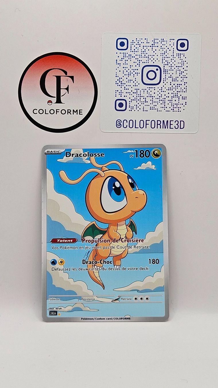Pokémon Carte collezionabili: Dracolosse Custom Card – Nuovo (secondo la descrizione) da Yverdon-les-Bains venduto da sen_dh25