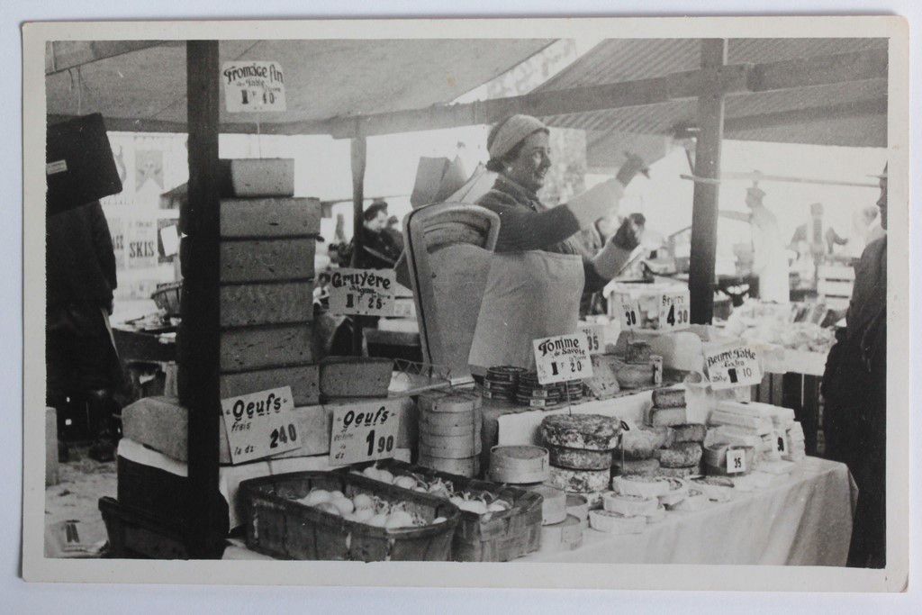 Ansichtskarten: Carte Photo Fromager Marché Genève – Gebraucht aus Vandoeuvres von Dom-Tom