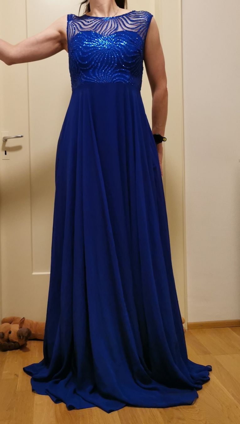 Kleider: Abendkleid royalblau Grösse 36 – Gebraucht aus Zeglingen von Vanillacoke 1