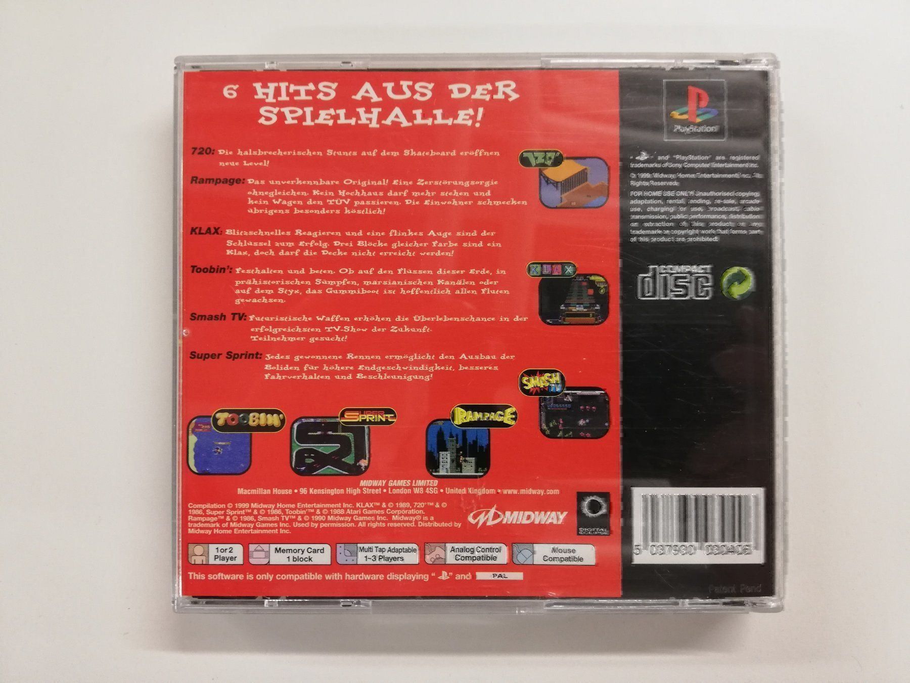 Sony Spiele: Midway Arcade Party Pak / Sony PS1 / PSX – Gebraucht aus St. Gallen von zorro_dc 1