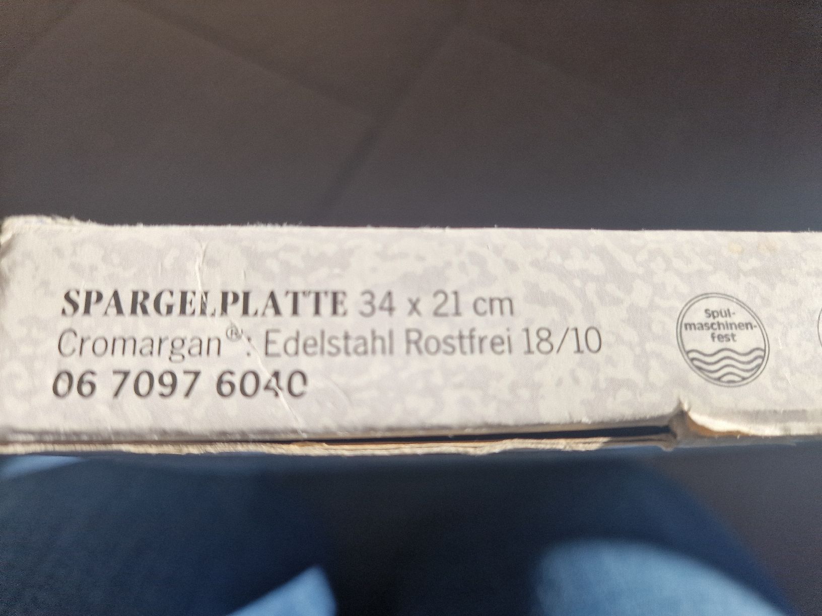 WMF Piatti di portata: WMF Spargelplatte Impulse Edelstahl Servierplatte – Nuovo e nell'imballaggio originale da Nuglar venduto da Tassy0 1
