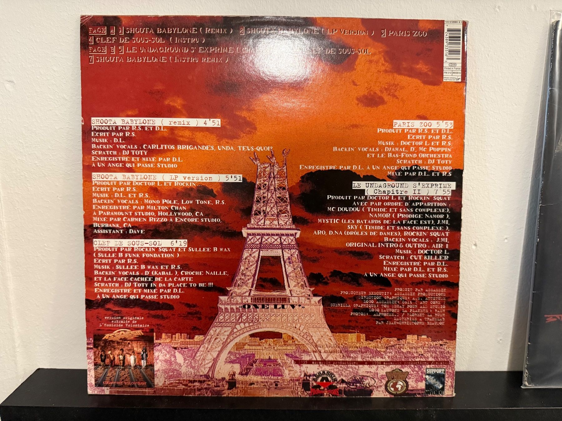 Dischi in vinile: Assassin - Shoota Babylone Lp / FR 1995 – Usato da Delémont venduto da cpop 1