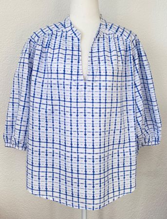 Bluse aus Leinen/ Baumwolle Grösse XL