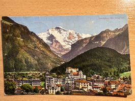 Alte Ansichtskarte Interlaken, Jungfrau - Selten!