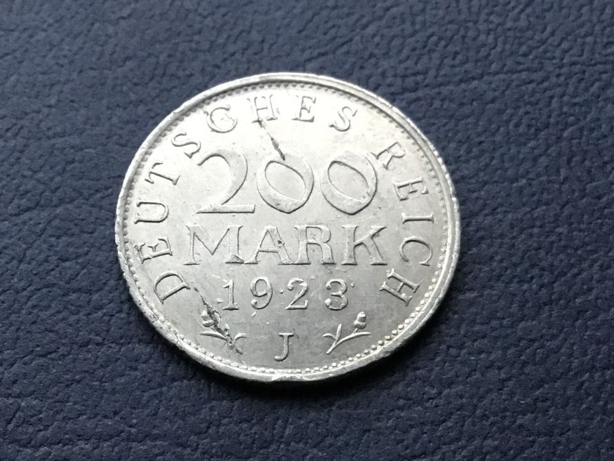Tutti le monete: 200 Reichmark 1923 J. – Usato da St. Margrethen SG venduto da alfapeugeot10