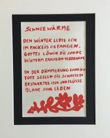 A.R. Penck Original Siebdruck / Serigraphie "Lyrik"