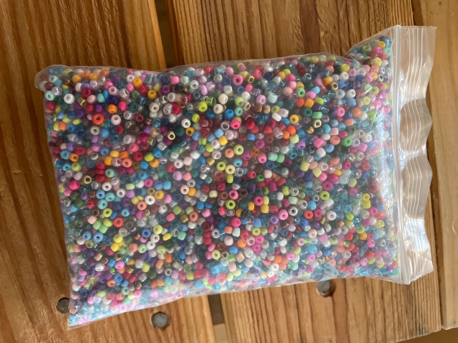 Perle (finte): Bastelperlen 3mm 5000Stk. – Nuovo e nell'imballaggio originale da Zofingen venduto da Hathoway