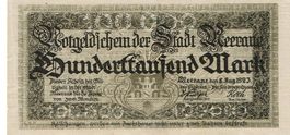 Meerane 100000 Mark 08.08.1923 SS++-VZ