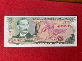 COSTA-RICA - Cinco Colones 7 Abril 1983 -  Uncirculated