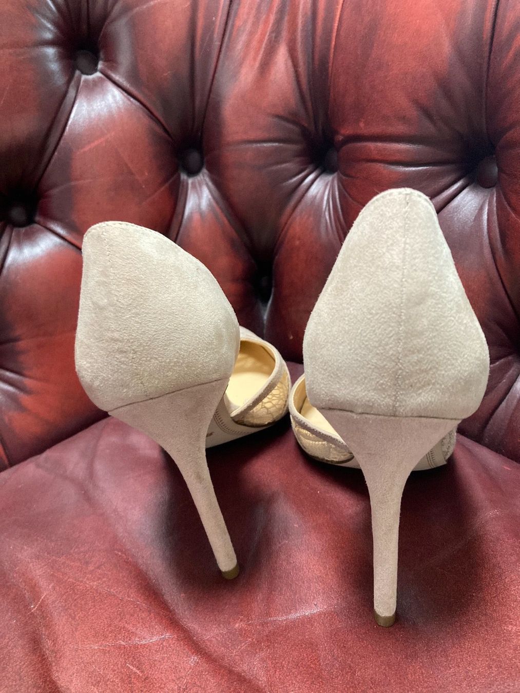Scarpe da donna: Schöne Pumps in nude mit Spitzendetails – Nuovo (secondo la descrizione) da Uster venduto da Kalici1 7