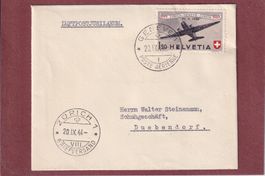 Luftpost Jubilaeum - Genève Poste aérienne - Zürich 1944