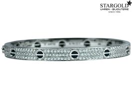 Cartier LOVE bracelet, classic model, paved, ceramic