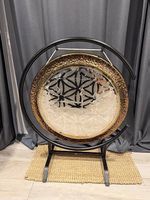 Gong - mit Blume des Lebens 80cm
