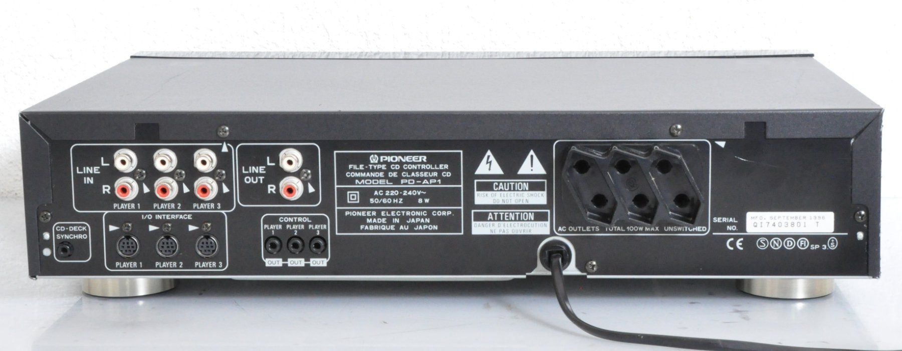 Pioneer Lettore multimediale & Streamer: Pioneer PD-AP1 300 Disc CD File Controller – Usato da Oberglatt ZH venduto da Kumar2 4