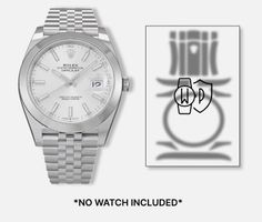 Uhrenschutzfolie für Rolex Datejust 41mm Jubilee 126334 uvm.