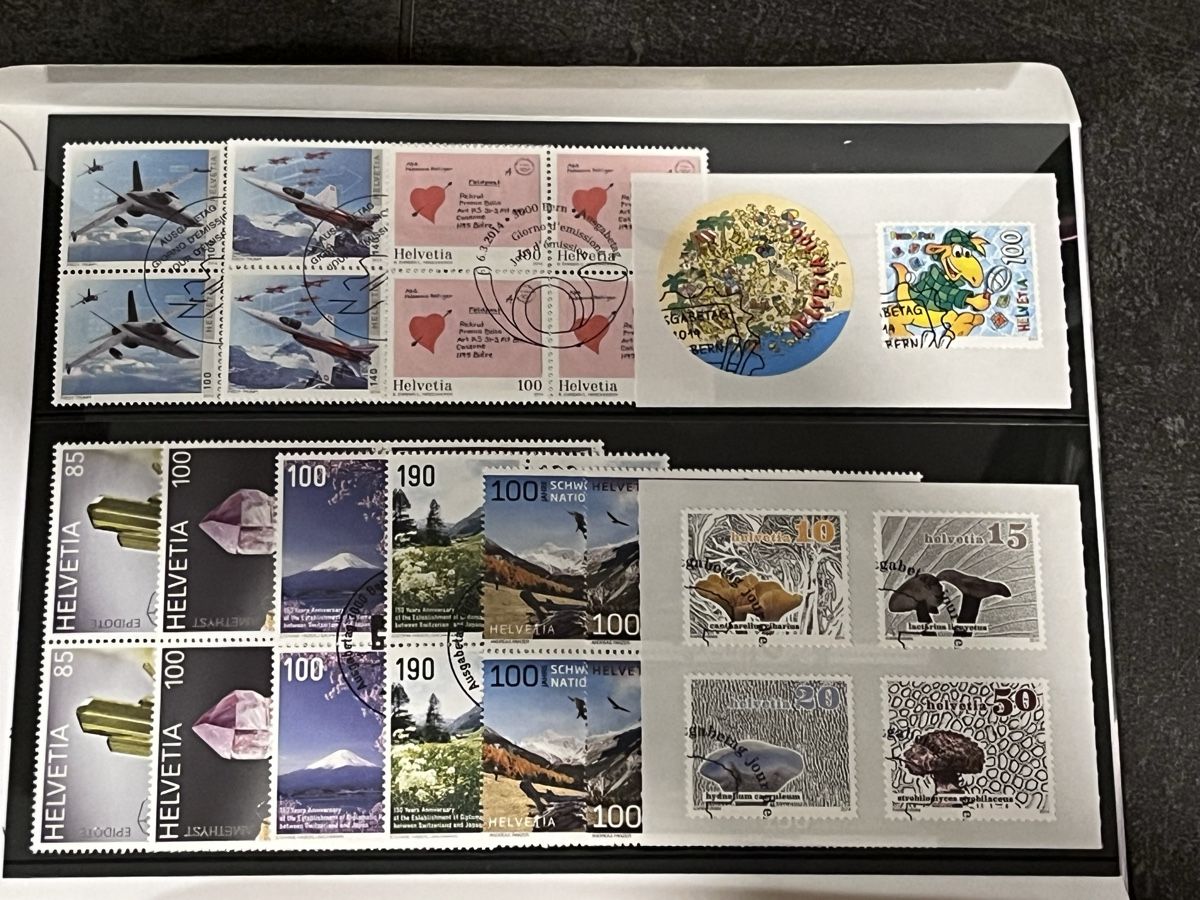 Tutti i francobolli: Série complète timbres-poste suisses 2014 - Rareté! – Nuovo e nell'imballaggio originale da BREMBLENS venduto da Lafoudre