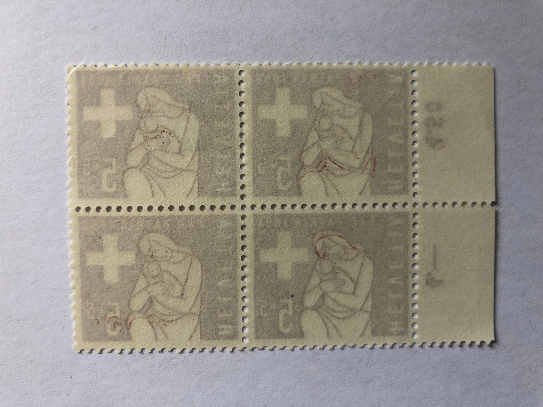 Tutti i francobolli: 1958 PP postfrisch 4er Block – Nuovo (secondo la descrizione) da Hefenhofen venduto da Bierinder 1