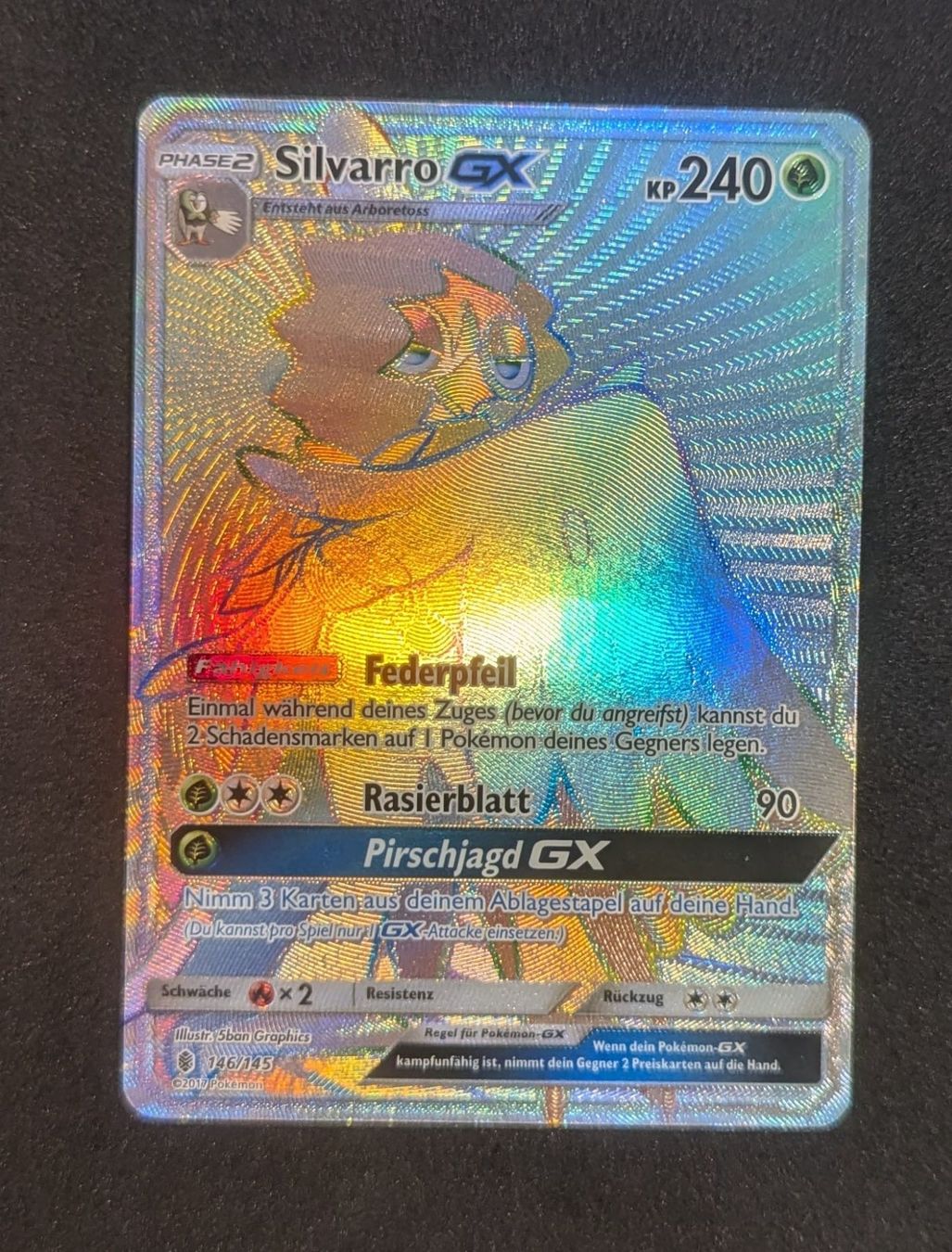 Pokémon Carte collezionabili: Decidueye GX 146/145 DE – Usato da Zürich venduto da printz7