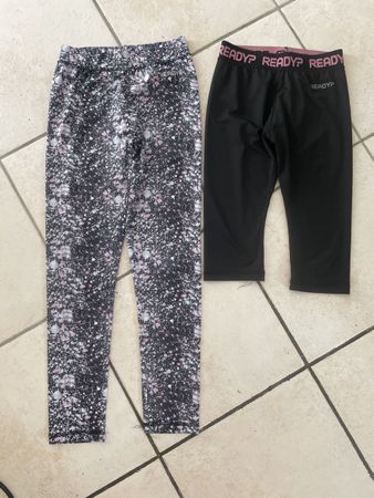 2 Mädchen Sport Leggings Gr. 134/140 - neuwertig!