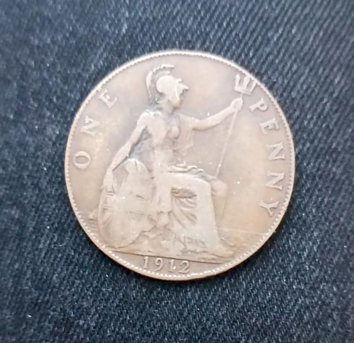 Alle Münzen: 1 Penny 1912 – Gebraucht aus Grenchen von Hegre50