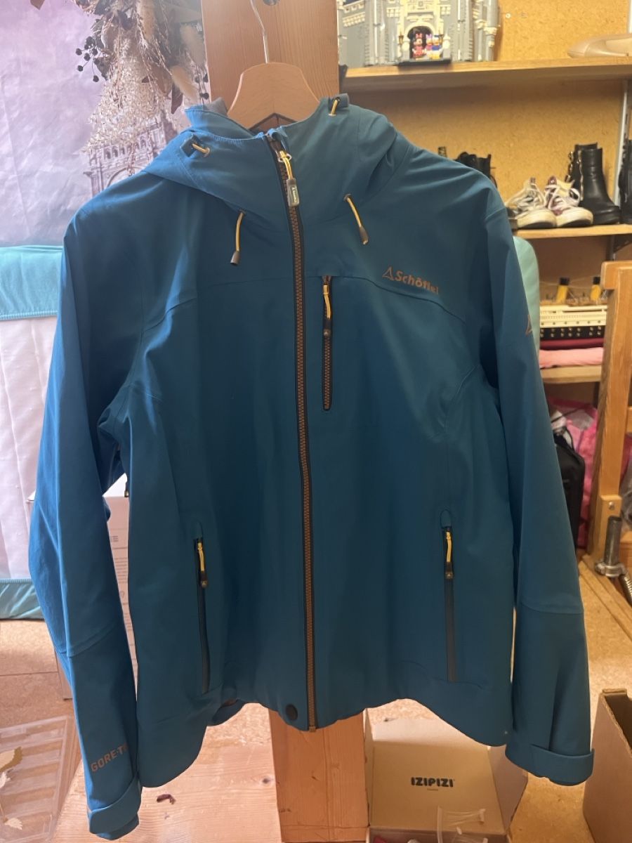 Schoeffel Giacche: Schöffel GoreTex Jacke blau mit Kapuze in – Nuovo (secondo la descrizione) da Hilterfingen venduto da Kulturfluechter