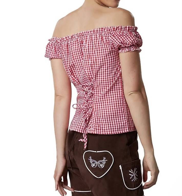 Camicette: neue Oktoberfest Trachtenbluse – Nuovo e nell'imballaggio originale da Necker venduto da liq24 1