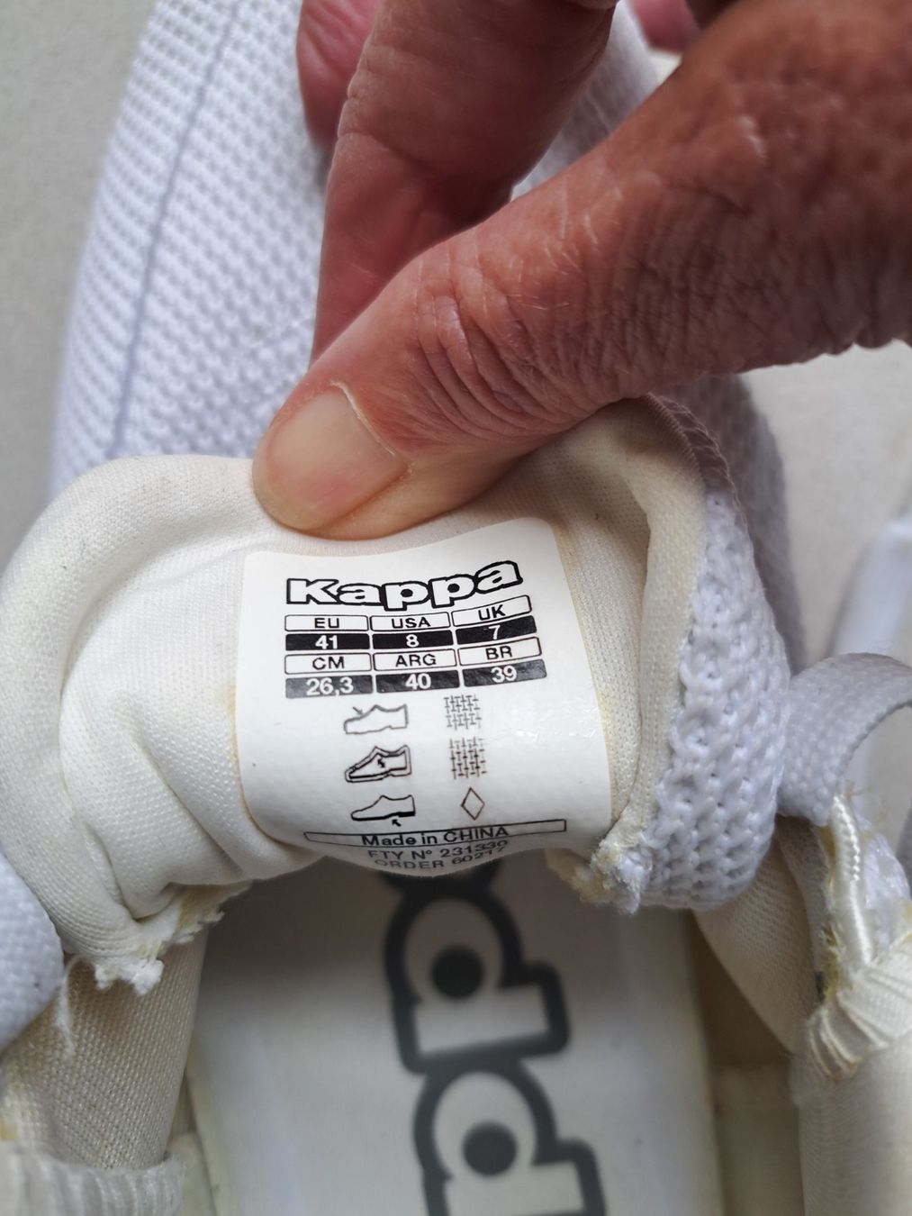 Kappa Herrenschuhe: Kappa Sneaker Weiss Gr. 41 – Gebraucht aus Wallisellen von Valkyrie13 2