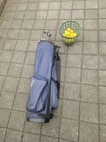 Golfbag mit Clubs und Bällen gebraucht