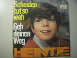 Vinyl-Single Heintje - Scheiden tut so weh