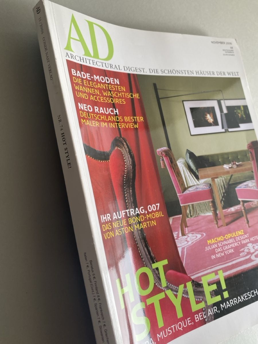 Riviste & Magazine: AD Architectural Digest Magazine - November 2006 Issue! – Usato da Zürich venduto da lesgarcons 3