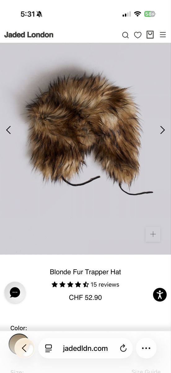 Altro in  Abbigliamento & Accessori: Jaded London Fur Hat – Nuovo (secondo la descrizione) da Winterthur venduto da raphael.hbg 3
