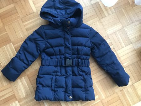 Winterjacke Daunenjacke Grösse 122 dunkelblau