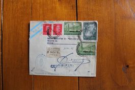 1961 LuPo R-Brief Arg, BF Servicio oficial nach Genève