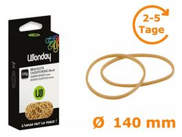 Gummiringe, natur, 140 mm, 100 g