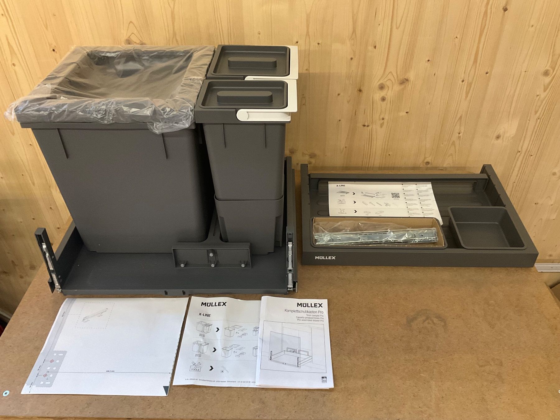 Müllex Cestini per rifiuti: 118 Müllex Abfallsystem X60 L5 Premium Pro – Nuovo (secondo la descrizione) da Derendingen venduto da Meisterstuecke 4