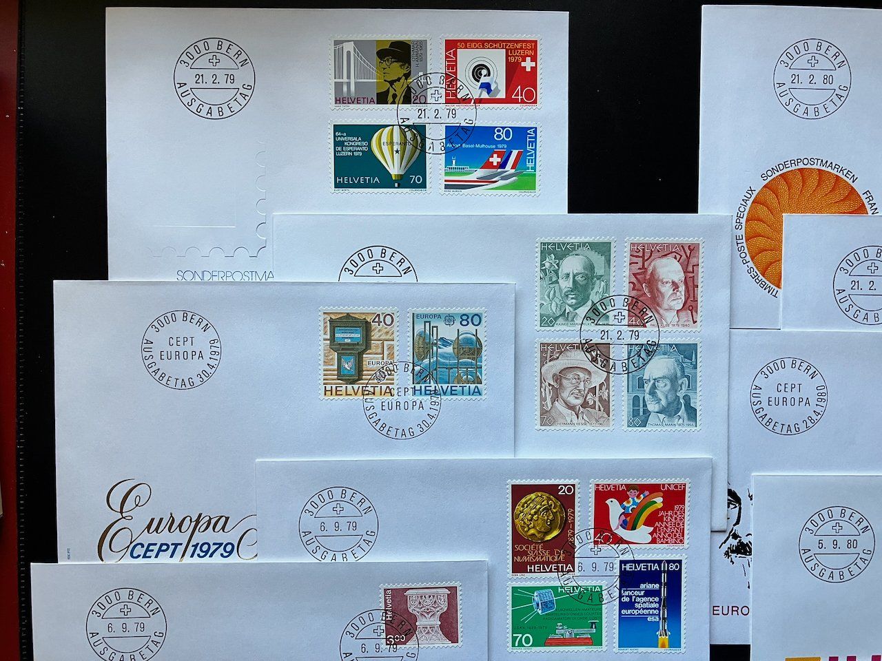 Tutti i francobolli: FDC Schweiz 1979-81 komplett – Usato da Nesslau venduto da zueri6 1
