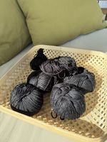 100% Baumwolle schwarz