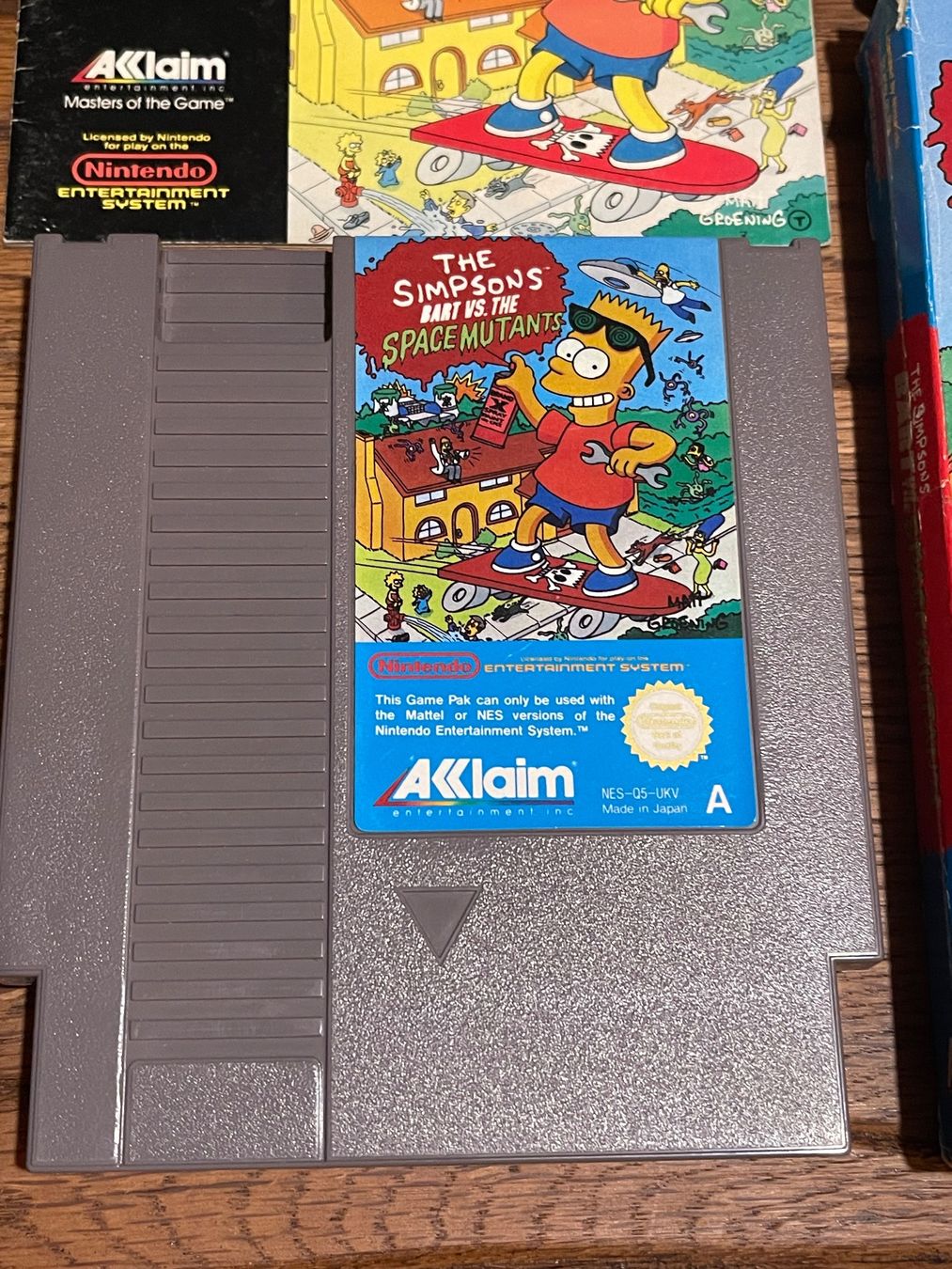 Nintendo Giochi: Simpsons - Bart vs Space Mutants NES OVP mit Anleitung – Usato da Zuerich venduto da Dorsi 7