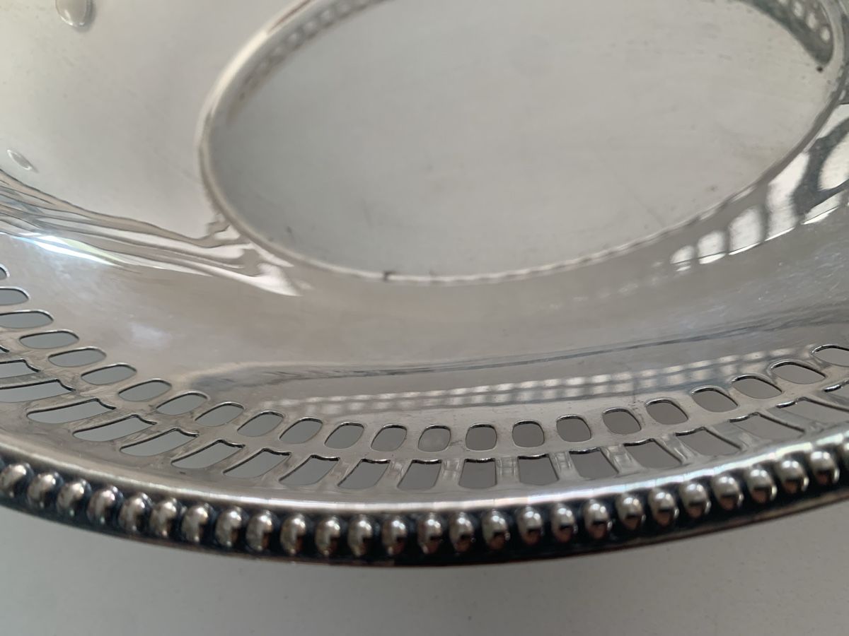 Piatti di portata: Silver Plated Basket (28cm long) good condition oval – Usato da Immensee venduto da vgitter 4