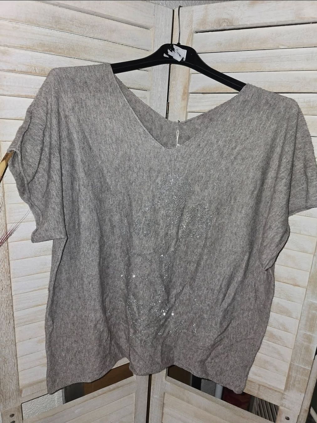 T-shirt: Feinstrick Mickey Mouse Glitzer – Nuovo e nell'imballaggio originale da Aadorf venduto da Blutengel1980 2