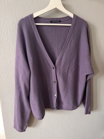 Strickjacke Luisa Cerano, Gr. 42, violett 