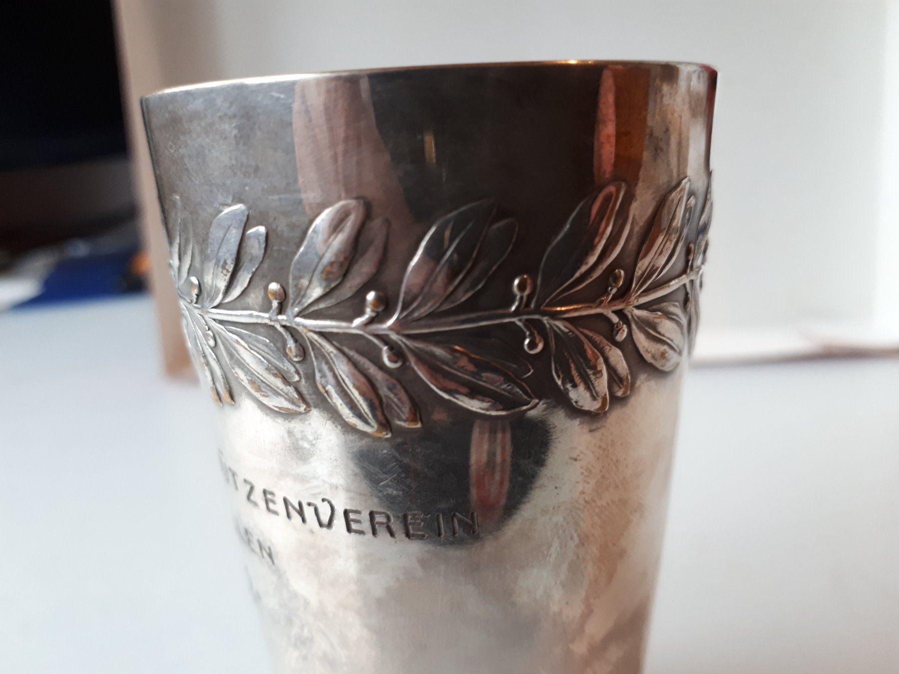Altre raccolte & rarità: Versilberter Schützenbecher 1912 – Usato da Seewen SZ venduto da SuperpumaDisplayTeam 3