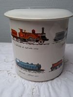 Vintage Blechdose  mit Lokomotiven