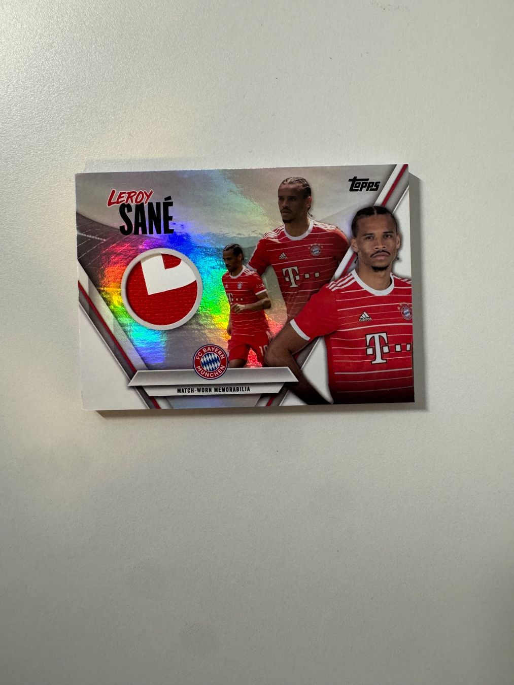 Topps Carte collezionabili: Topps - Leroy Sané MATCH-WORN MEMORABILIA – Usato da Aarau venduto da Thoms8