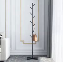 Garderobe Kleiderständer Schwarz