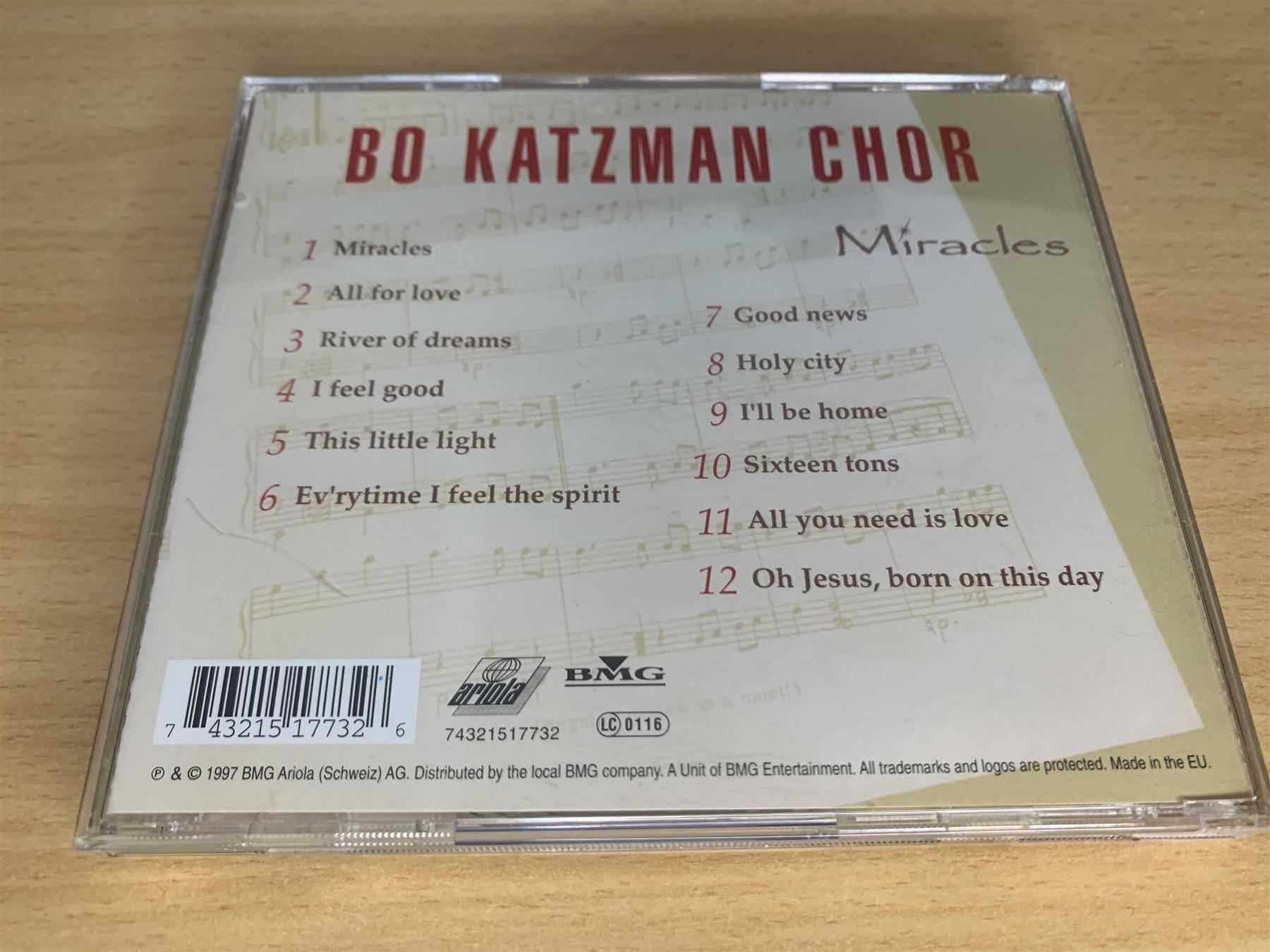 CD: Bo Katzman Chor – Miracles – Usato da Rikon im Tösstal venduto da Alpenmutz 1