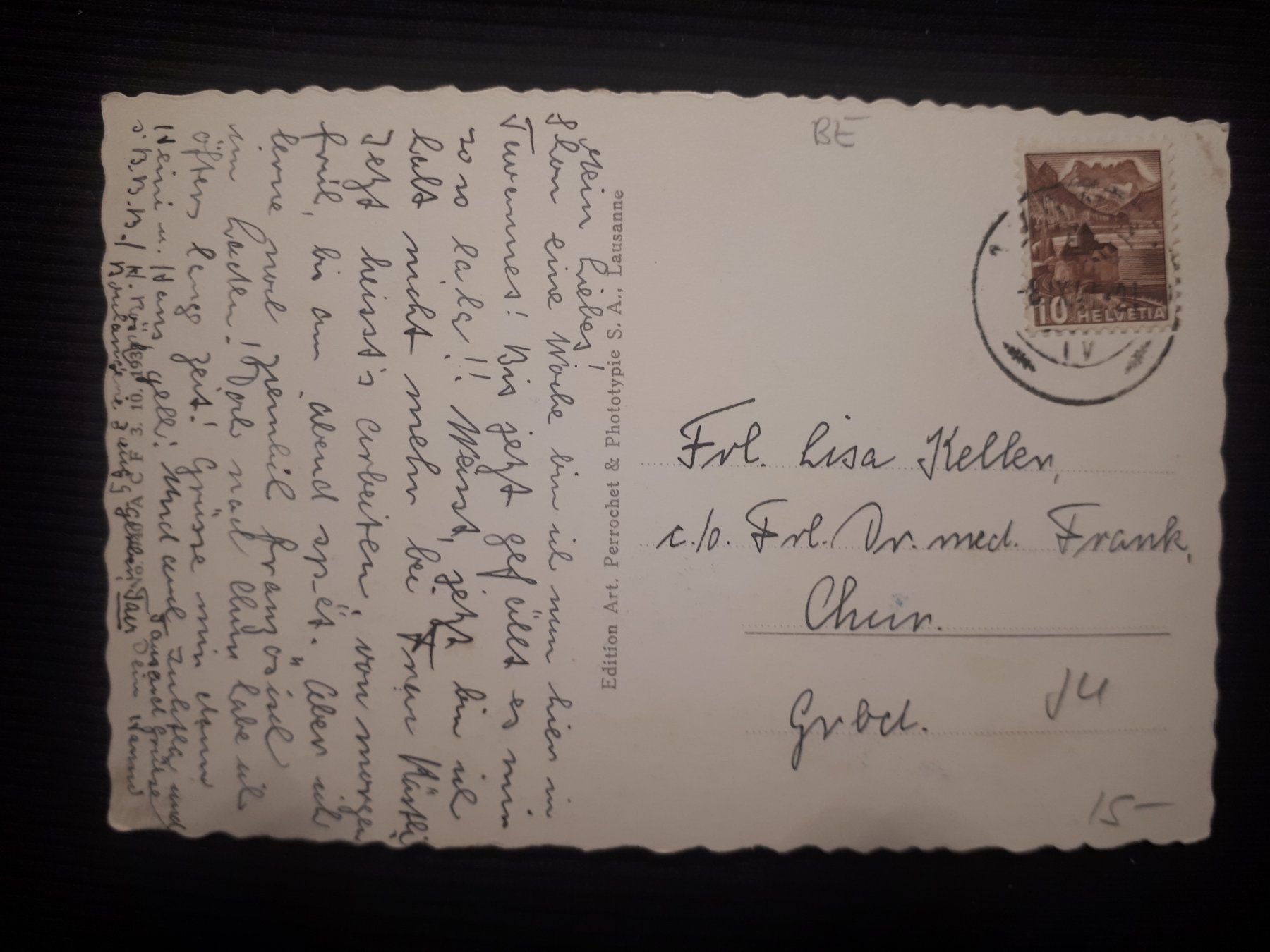 Cartes postales: TAVANNES 1941 – D'occasion à Ponto Valentino par giorgia06 1